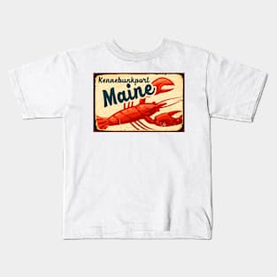 Kennebunkport Maine Lobster Acadia National Park Kids T-Shirt